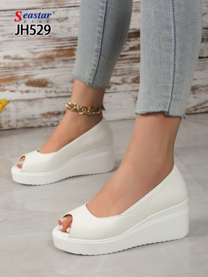 Balerinki damskie JH529.WHITE (36/41,12par)