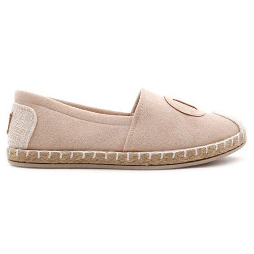 Balerinki damskie F106-9.BEIGE (36/41,12par)