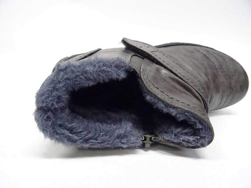 Botki damskie 7AG313-5.GREY Ocieplane (36/41,12par)