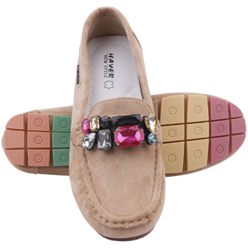Mokasyny damskie MH26-8.BEIGE (36/41,12par)