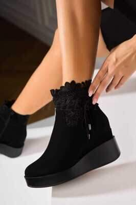Botki damskie ZS919-1.BLACK (36/41,8par)