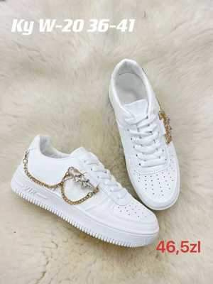 Buty sportowe damskie 7AW20.WHITE (36/41,12par)
