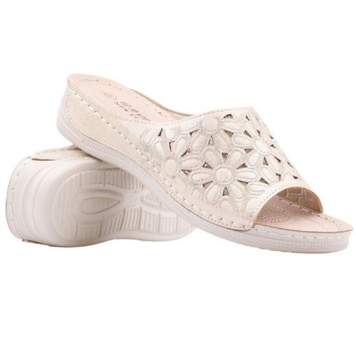 Klapki damskie DE985-9.BEIGE (36/41,12par)