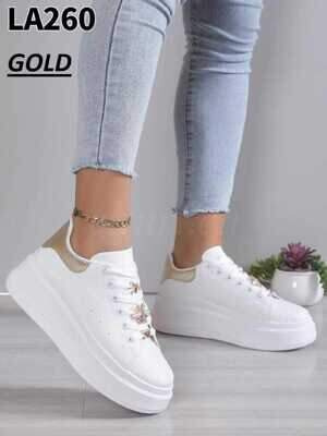 Buty sportowe damskie  7ALA260.GOLD    (36/41,12par)
