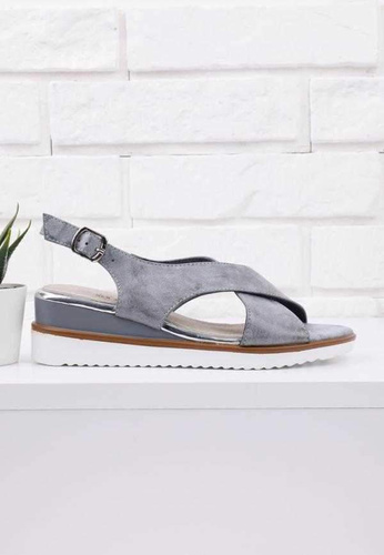 Sandały damskie DE93-4.GREY (36/41,8par)