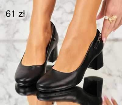 Czółenka damskie 7APL313.BLACK (36/41,12par)