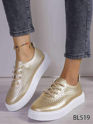 Trampki damskie 7ABL519.GOLD (36/41,12par)