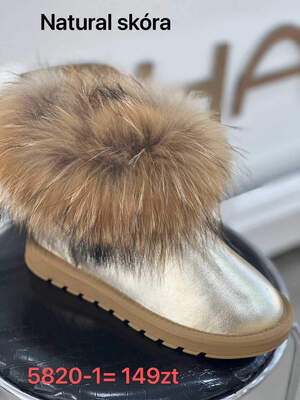 Botki damskie 7A5820-1.GOLD (36/41,12par)