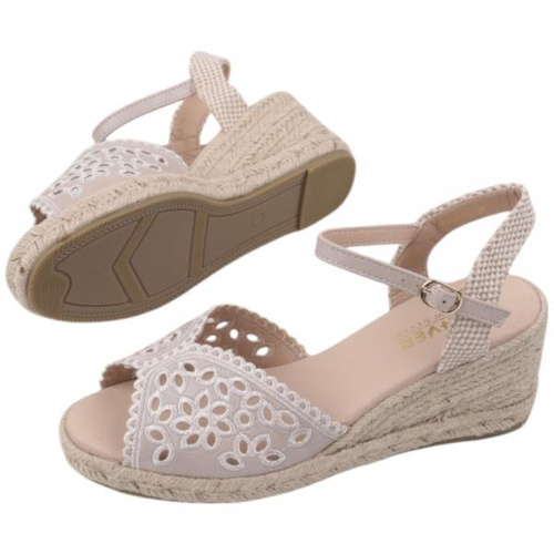 Sandały damskie F211-12.BEIGE (36/40,8par)