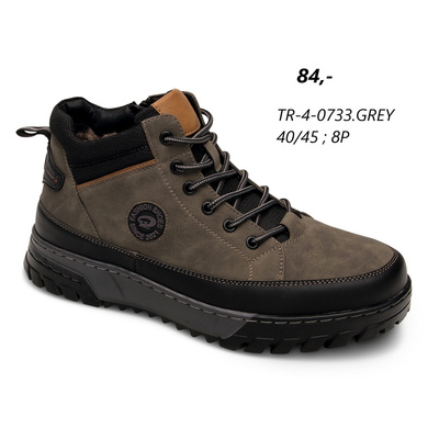 Trzewiki męskie 9AB-4-0733.GREY (40/45,8par)