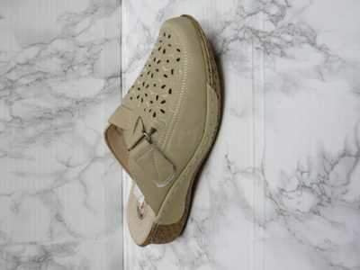 Klapki damskie 7AJ6-13.KHAKI (36/41,12par)
