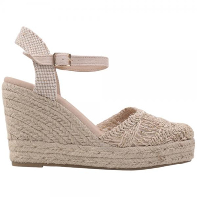 Sandały damskie F206-2.BEIGE (36/40,8par)