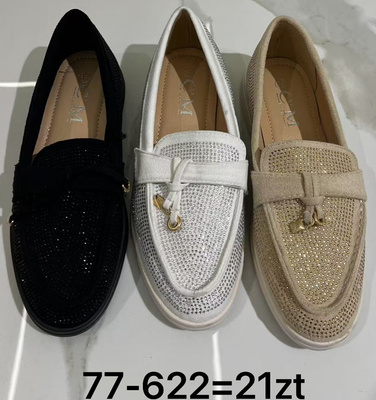 Balerinki damskie 77-622.KOLORDOWYBORU (36/41,12par)