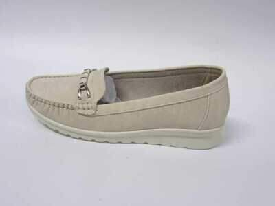 Mokasyny damskie 7A62301-7.BEIGE (36/41,12par)