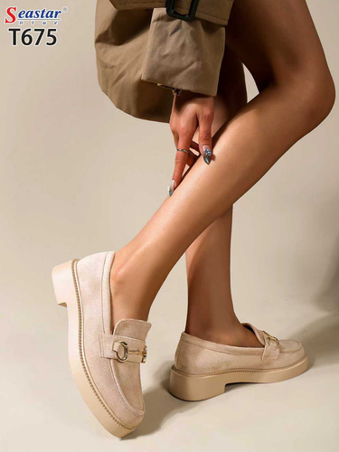 Półbuty damskie 7AT675.BEIGE (36/41,12par)