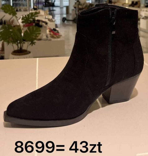 Botki damskie 7A8699.BLACK (36/41,12par)