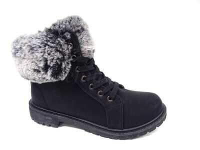 Trzewiki damskie 7A3115-1.BLACK (37/42,12par)