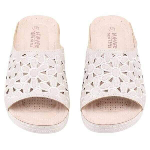 Klapki damskie DE985-8.BEIGE (36/41,12par)