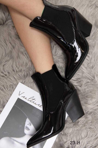 Botki damskie BH326.BLACK MIRROR (36/41,12par)