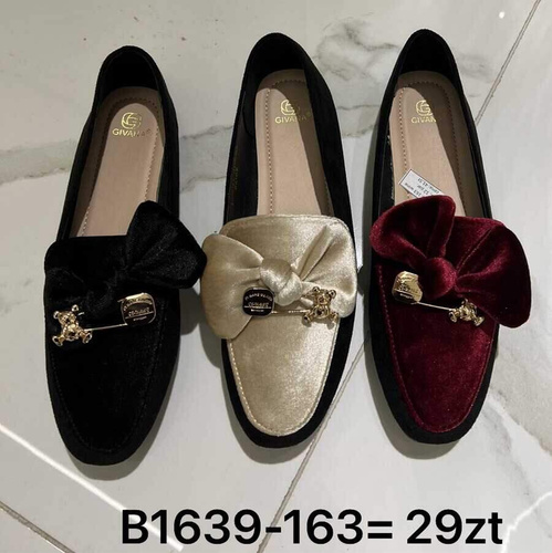 Balerinki damskie 7AB1639-163.BEIGE (36/41,12par)