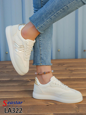 Buty sportowe damskie LA322.BEIGE (36/41,12par)