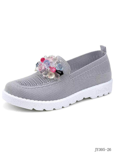 Balerinki damskie 7AJY305-26.GREY (36/41,12par)
