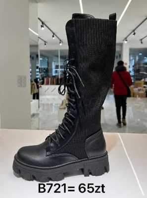 Kozaki damskie 7AB721.BLACK (36/41,12par)