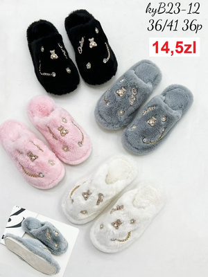 Klapki damskie YB23-12.MIX  (36/41,36par)