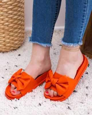 Klapki damskie 7AP9736-02.ORANGE (36//41,12par)
