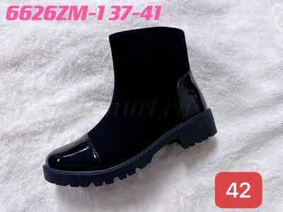 Botki damskie   7A6626ZM-1.BLACK     (37/41,12par)