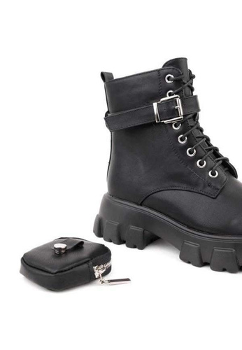 Botki damskie RM12M-1.BLACK Ocieplane (36/40,8par)
