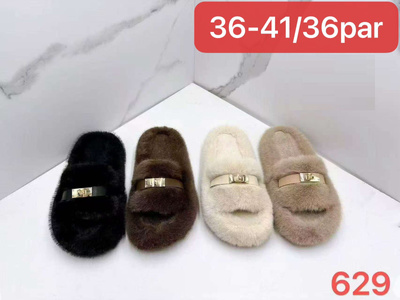 Kapcie damskie  7A629.MIX  (36/41,36par)