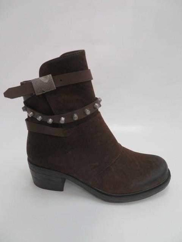 Botki damskie 7AST69.BROWN Ocieplane (36/41,12par)