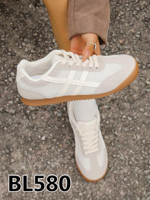 Buty sportowe damskie BL580.WHITE (36/41,12par)