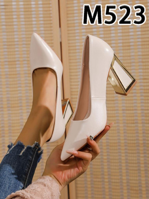 Czółenka damskie  7AM523.BEIGE    (36/41 12par)