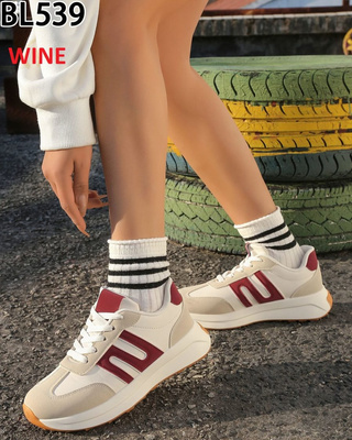 Buty sportowe damskie BL539.WINE (36/41,12par)