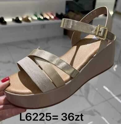 Sandały damskie 7AL6225.GOLD (36/41,12par)