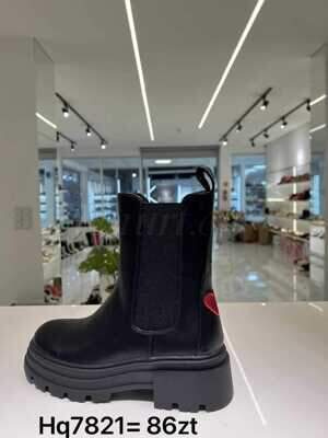 Botki damskie ocieplane 7AHQ7821.BLACK (36/41,12par)