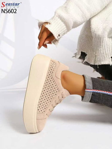 Buty sportowe damskie 7ANS602.BEIGE (36/41,12par)