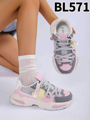 Buty sportowe damskie BL571.PINK (36/41,12par)