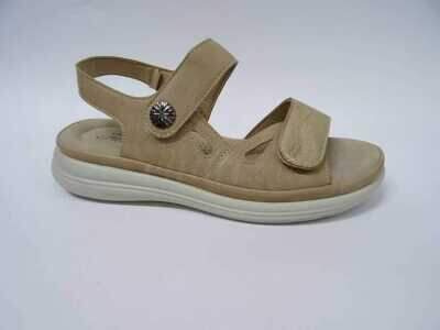 Sandały damskie 7A21301-10.KHAKI (36/42,12par)