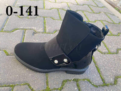 Botki damskie 7A0-141.BLACK Ocieplany (36/41,12par)