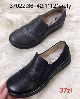 Półbuty damskie 7A37022.BLACK, GREY (36/42,12par)