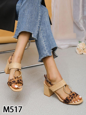 Sandały damskie 7AM514.LEOPARD (36/41,12par)