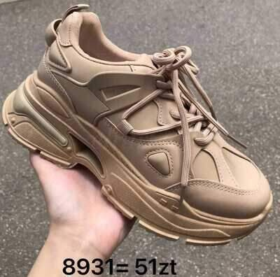 Buty sportowe damskie 7A8931.KHAKI  (36/41,12par)