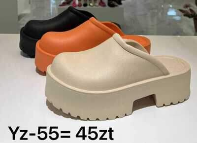 Klapki damskie 7AYZ-55.KOLORDOWYBORU (36/41,12par)