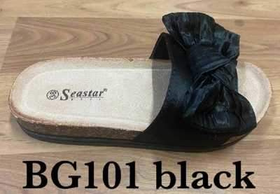 Klapki damskie 7ABG101.BLACK (36/41,12par)