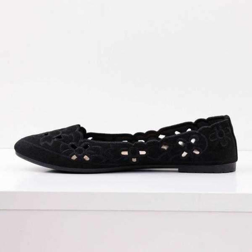Balerinki damskie F20-1.BLACK (36/41,12par)