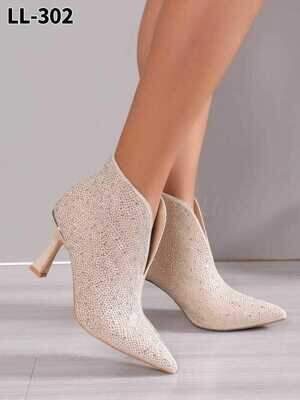 Botki damskie 7ALL302.BEIGE (36/41,12par)