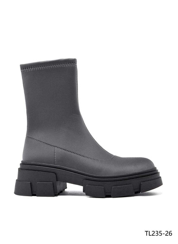 Botki damskie ocieplane 7ATL235-26.GREY (36/41,12par)